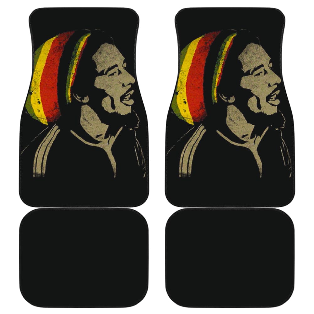 Bob Marley One Love Jamaica Reggae Car Floor Mats Custom 1 211901 - YourCarButBetter