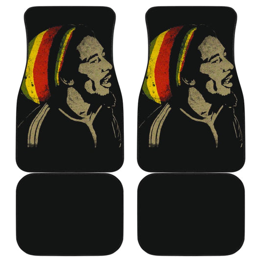 Bob Marley One Love Jamaica Reggae Car Floor Mats Custom 1 211901 - YourCarButBetter