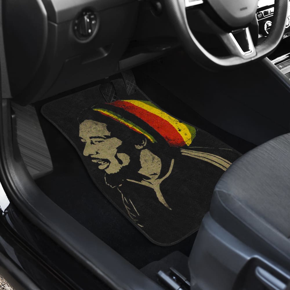 Bob Marley One Love Jamaica Reggae Car Floor Mats Custom 2 211901 - YourCarButBetter