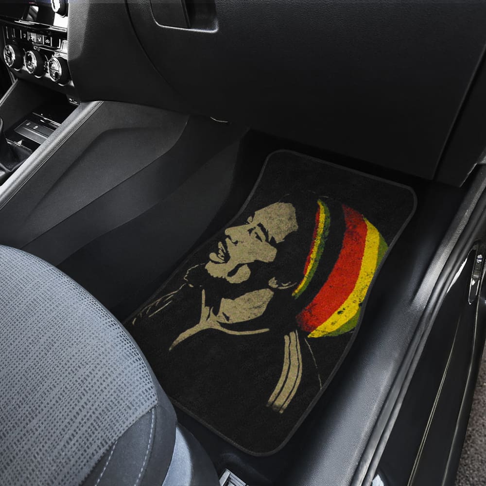 Bob Marley One Love Jamaica Reggae Car Floor Mats Custom 2 211901 - YourCarButBetter
