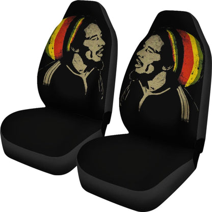 Bob Marley One Love Jamaica Reggae Car Seat Covers 210903 - YourCarButBetter