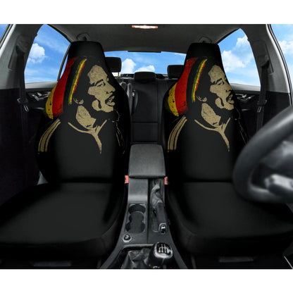 Bob Marley One Love Jamaica Reggae Car Seat Covers Custom 1 211901 - YourCarButBetter