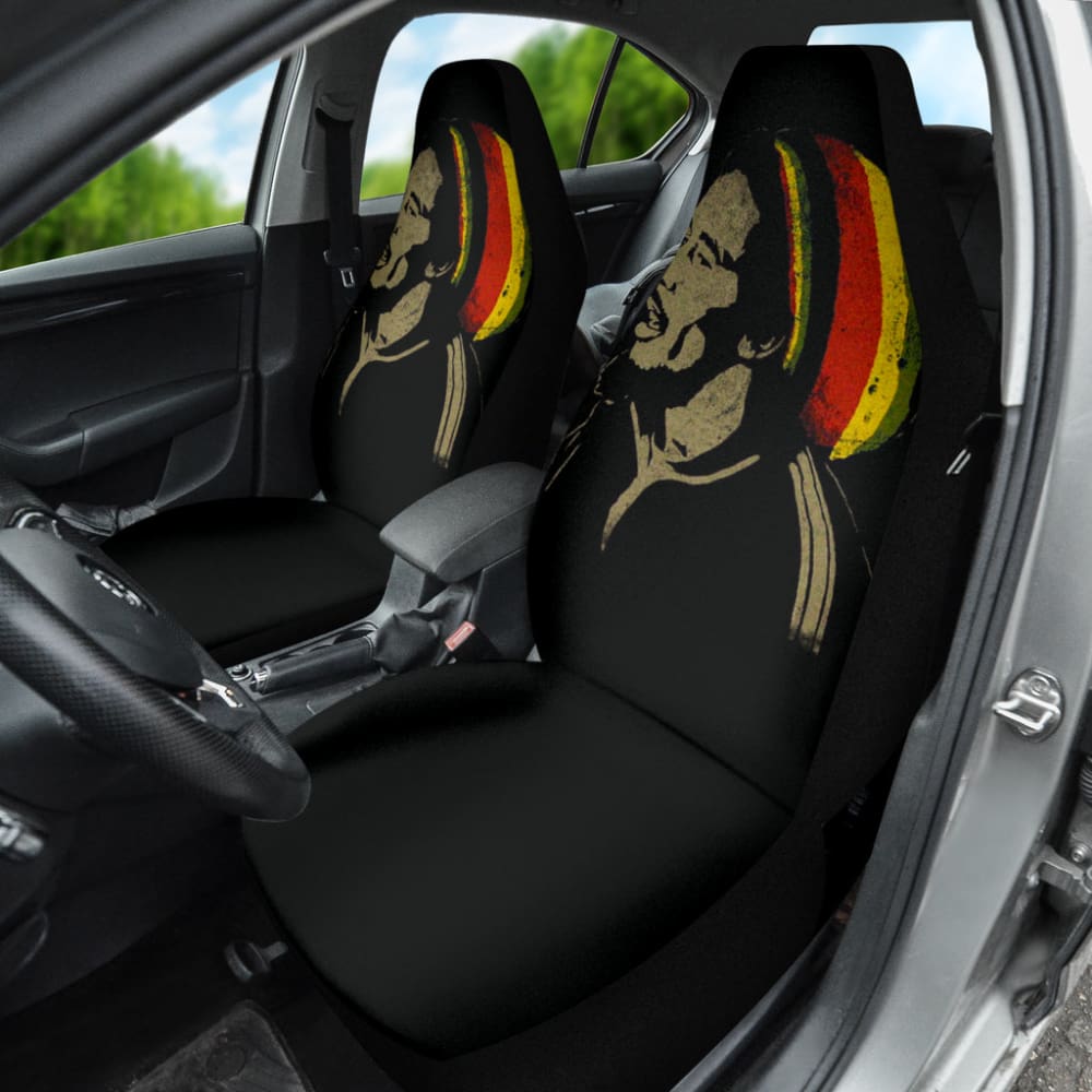 Bob Marley One Love Jamaica Reggae Car Seat Covers Custom 2 211901 - YourCarButBetter