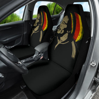 Bob Marley One Love Jamaica Reggae Car Seat Covers Custom 2 211901 - YourCarButBetter