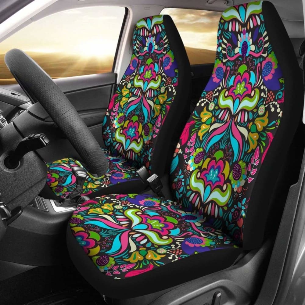 Bohemian Floral Car Seat Covers 153908 - YourCarButBetter