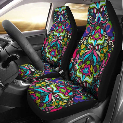 Bohemian Floral Car Seat Covers 153908 - YourCarButBetter