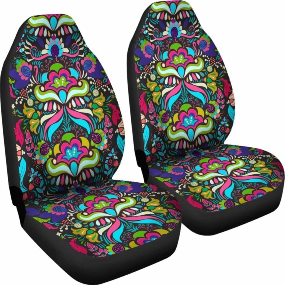 Bohemian Floral Car Seat Covers 153908 - YourCarButBetter