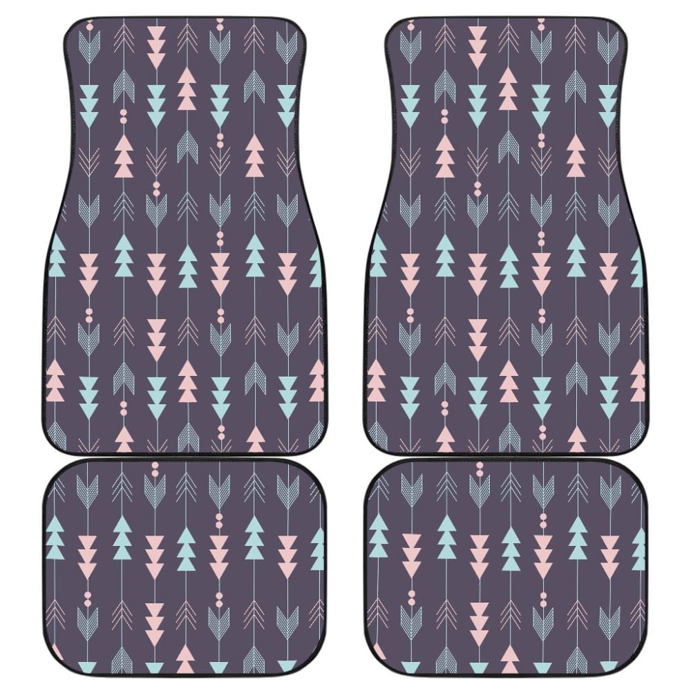 Boho Arrows Car Floor Mats 094209 - YourCarButBetter