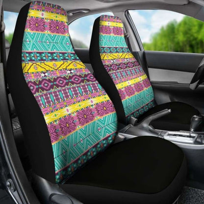 Boho Aztec Art Custom Car Seat Covers 110424 - YourCarButBetter