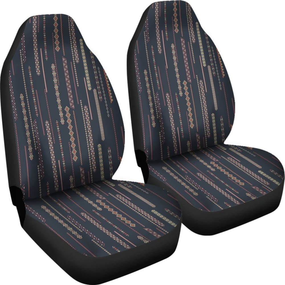 Boho Chic Bohemian Stripes Car Seat Covers 094209 - YourCarButBetter