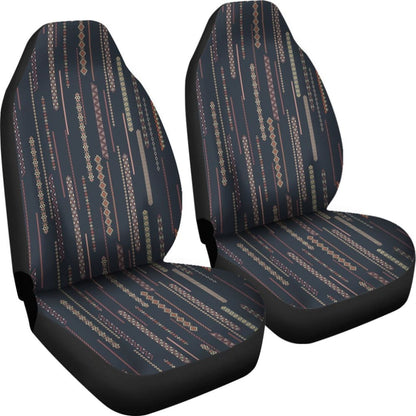 Boho Chic Bohemian Stripes Car Seat Covers 094209 - YourCarButBetter