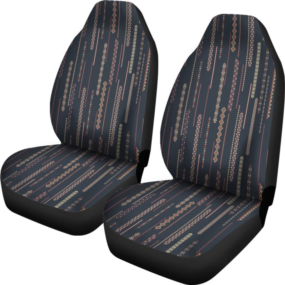 Boho Chic Bohemian Stripes Car Seat Covers 094209 - YourCarButBetter