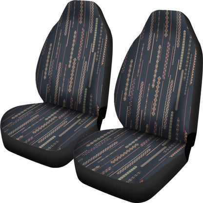 Boho Chic Bohemian Stripes Car Seat Covers 094209 - YourCarButBetter