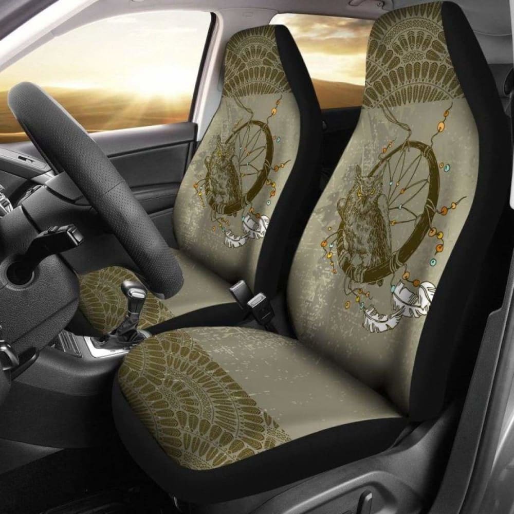 Boho Owl And Dreamcatcher Car Seat Covers 174716
