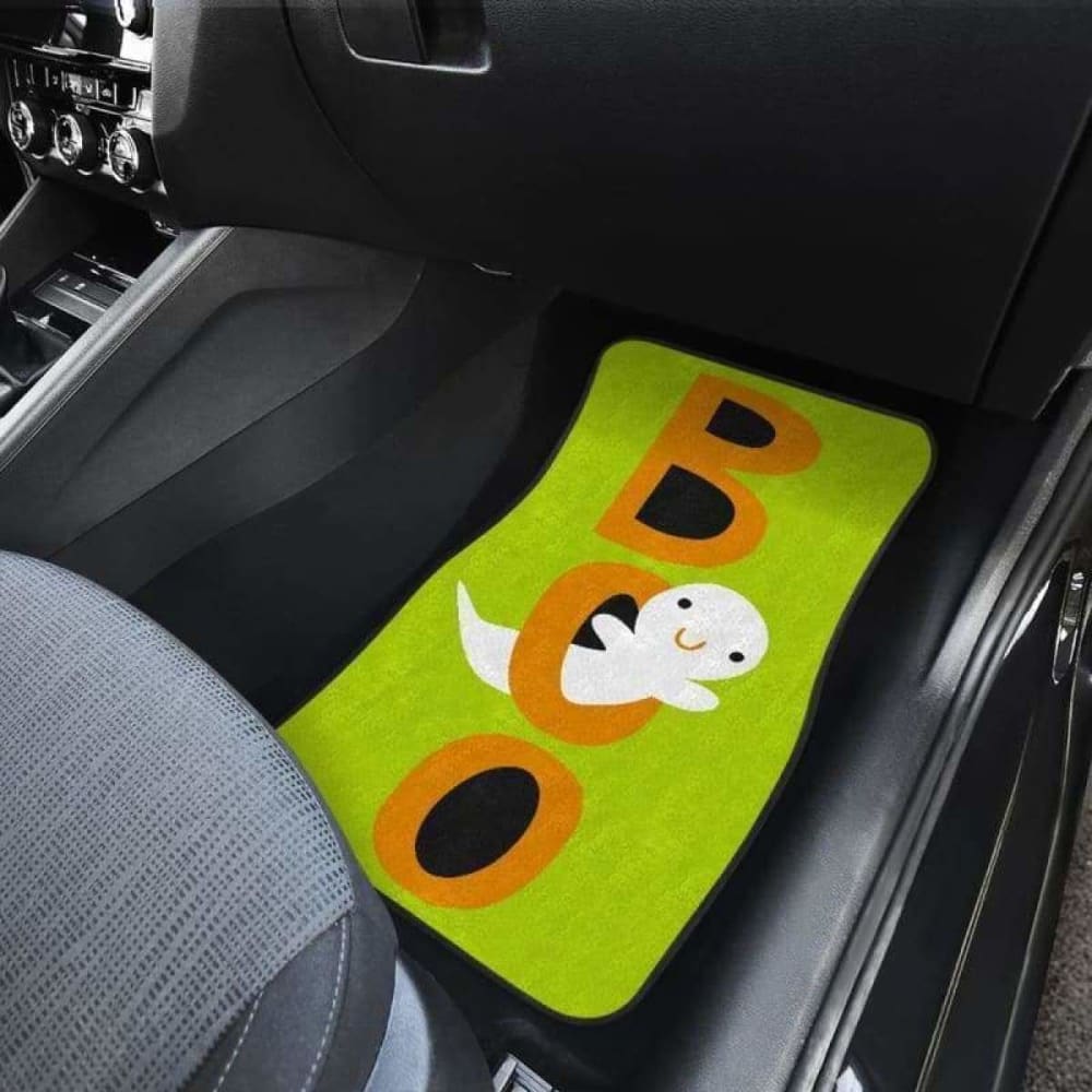Boo Halloween Car Floor Mats 102802 - YourCarButBetter