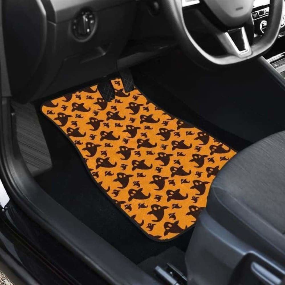 Boo Halloween Car Floor Mats 102802 - YourCarButBetter