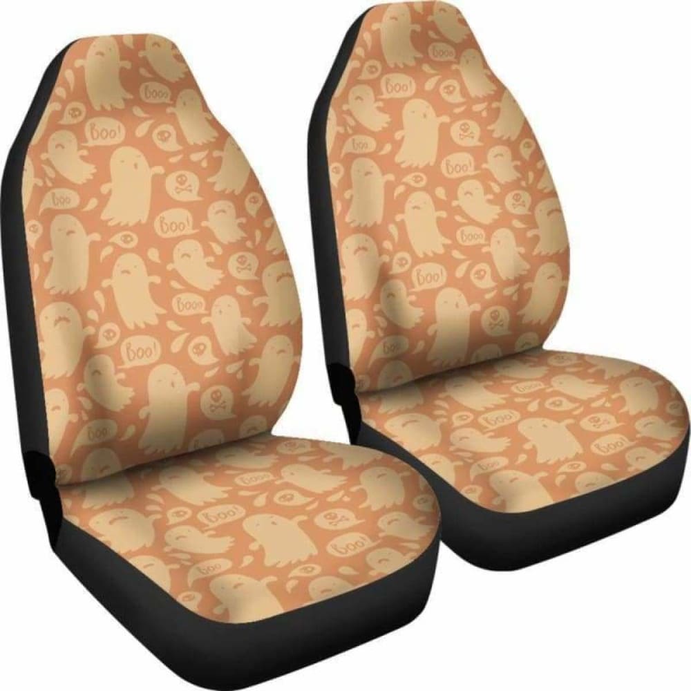 Boo Halloween Car Seat Covers 102802 - YourCarButBetter