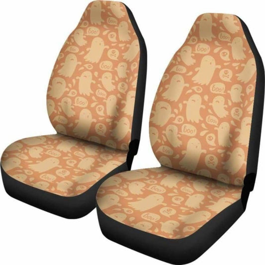 Boo Halloween Car Seat Covers 102802 - YourCarButBetter