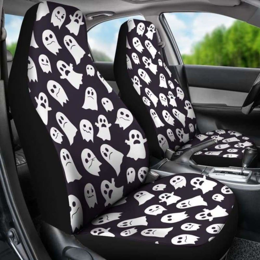 Boo Halloween Car Seat Covers 102802 - YourCarButBetter