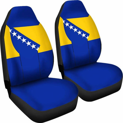 Bosnia And Herzegovina Car Seat Cover Coat Of Arms Amazing 105905 - YourCarButBetter