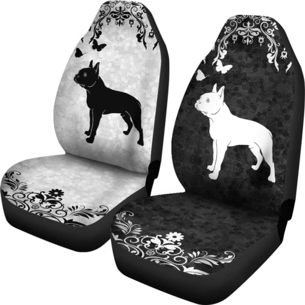 Boston Terrier - Car Seat Covers 110424 - YourCarButBetter