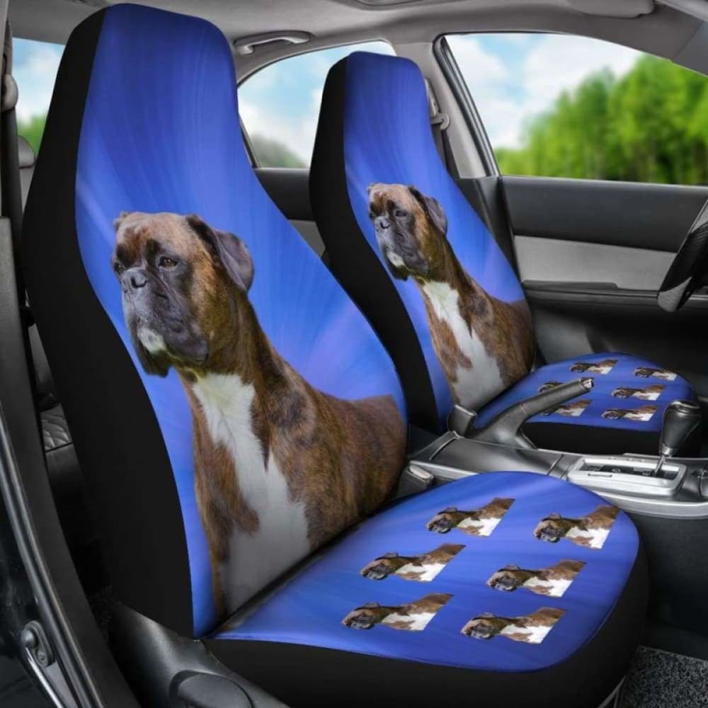 Boxer Car Seat Covers Brindle 102918 - YourCarButBetter