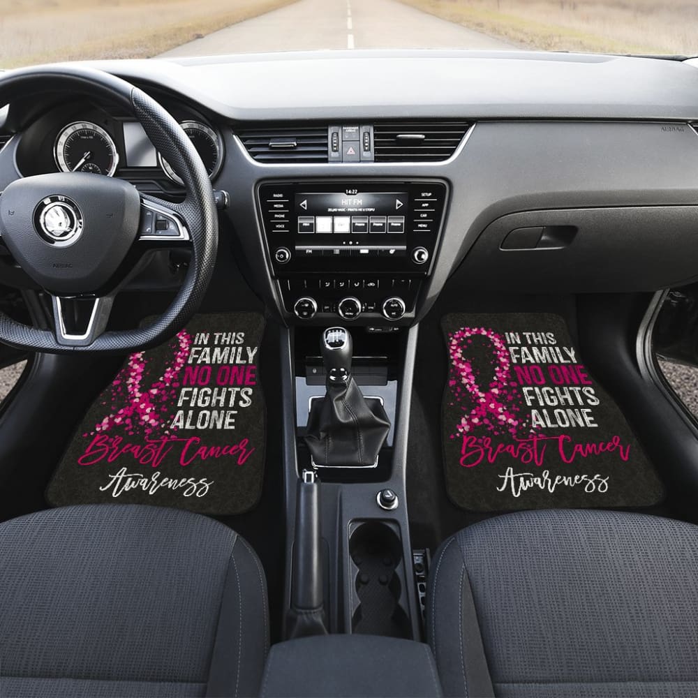 Breast Cancer No One Fights Alone Car Floor Mats 211902