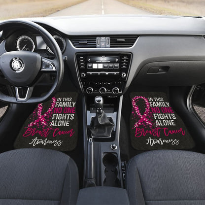Breast Cancer No One Fights Alone Car Floor Mats 211902