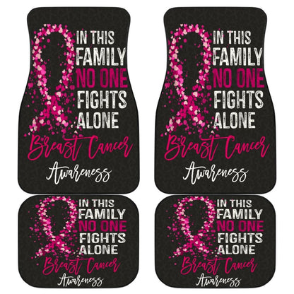 Breast Cancer No One Fights Alone Car Floor Mats 211902
