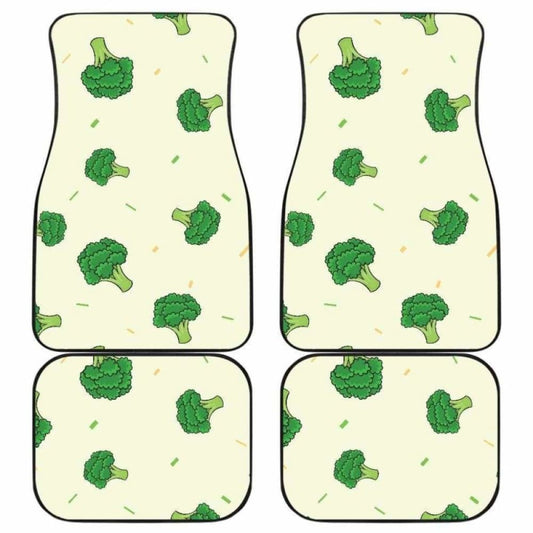 Broccoli Pattern Front And Back Car Mats 194013 - YourCarButBetter