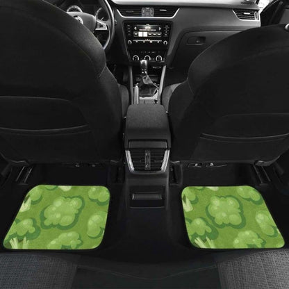 Broccoli Pattern Green Background Front And Back Car Mats 194013 - YourCarButBetter