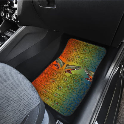 Brook Trout Skin Color Boho Pattern Fishing Car Floor Mats 182417 - YourCarButBetter