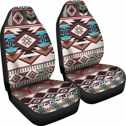 Brown Boho Aztec Car Seat Covers 110424 - YourCarButBetter