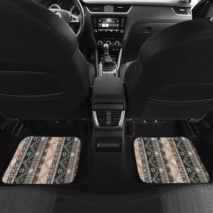 Brown Boho Ethnic Car Floor Mats 094209 - YourCarButBetter