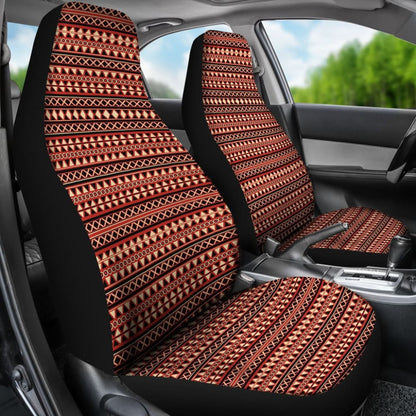 Brown Orange Aztec Pattern Car Seat Covers 211001 - YourCarButBetter