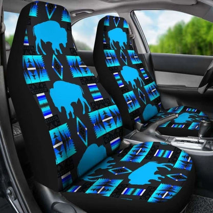 Buffalo Midnight Lake Turquoise Car Seat Covers 105905 - YourCarButBetter