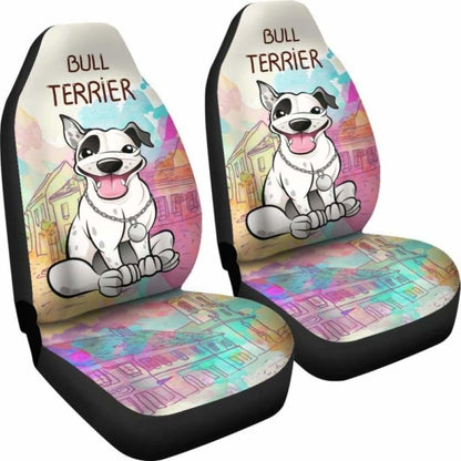 Bull Terrier Car Seat Covers 15 110424 - YourCarButBetter