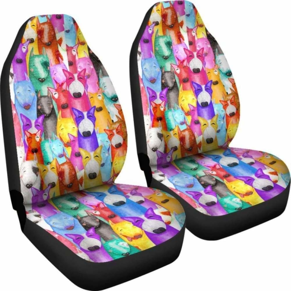 Bull Terrier Car Seat Covers 2 110424 - YourCarButBetter