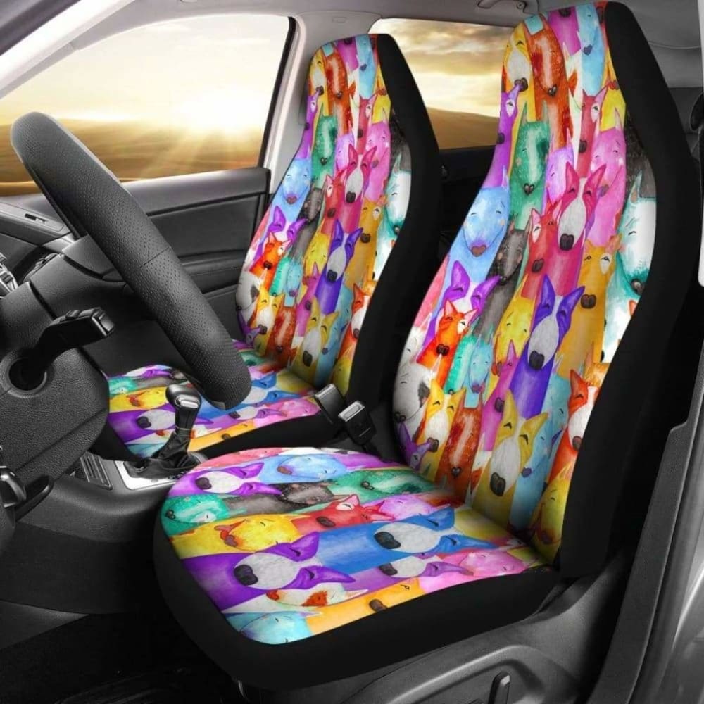 Bull Terrier Car Seat Covers 2 110424 - YourCarButBetter