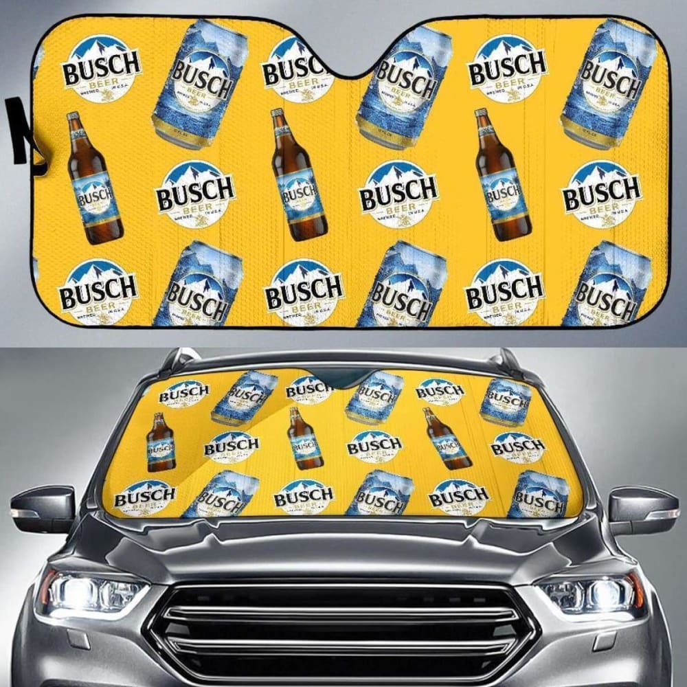 Busch Car Sun Shade Auto Sun Visor For Beer Lover 102507 - YourCarButBetter