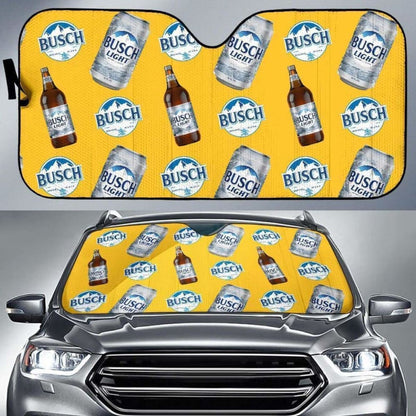 Busch Light Car Sun Shade Auto Sun Visor For Beer Lover 102507 - YourCarButBetter