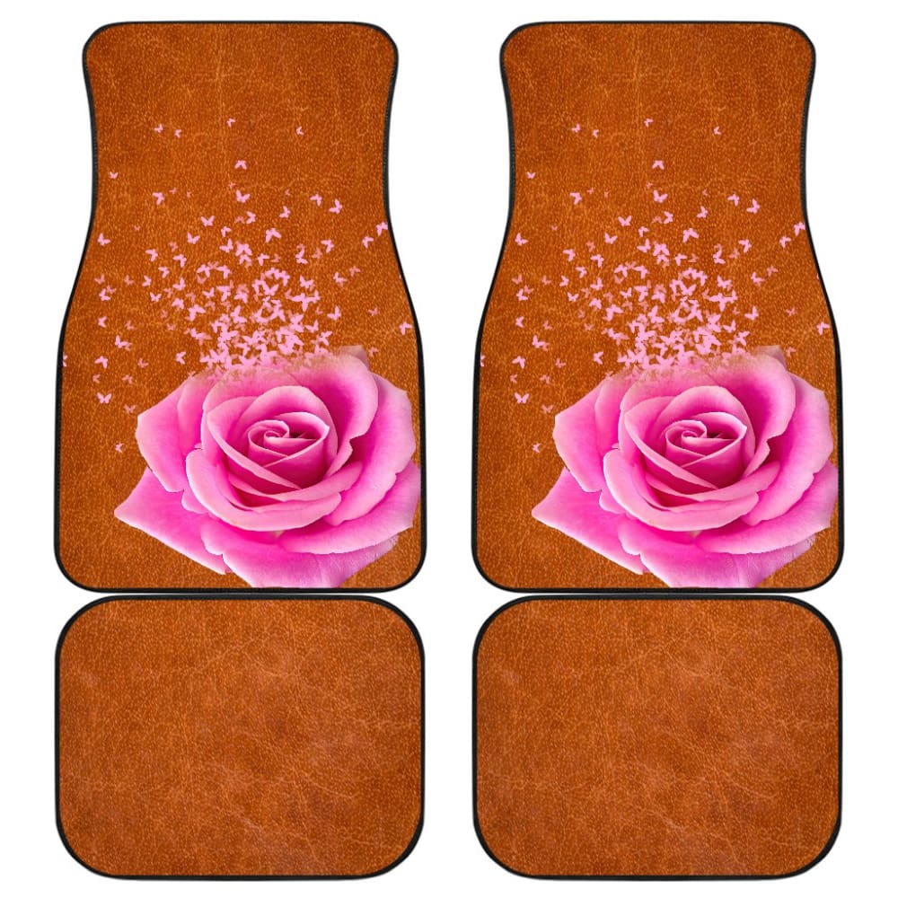 Butterfly Rose Car Floor Mats 210902