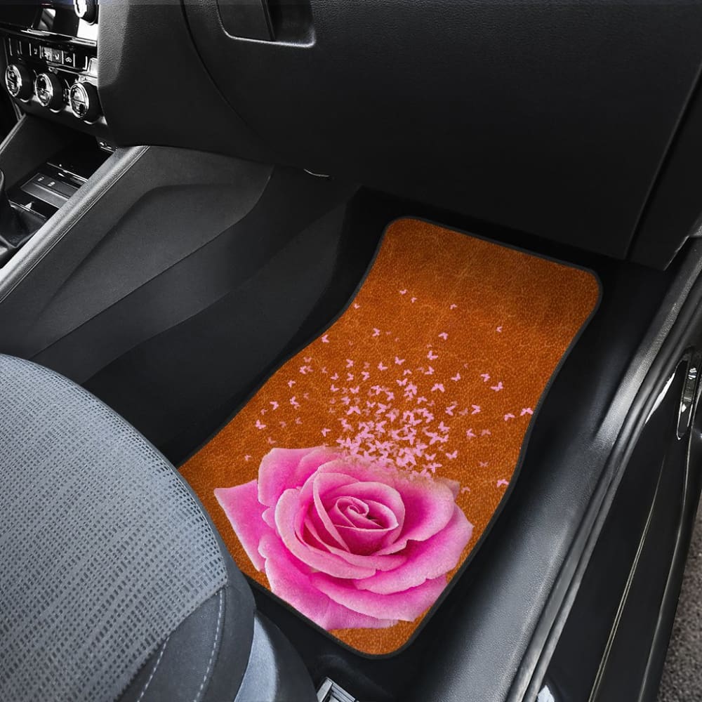 Butterfly Rose Car Floor Mats 210902