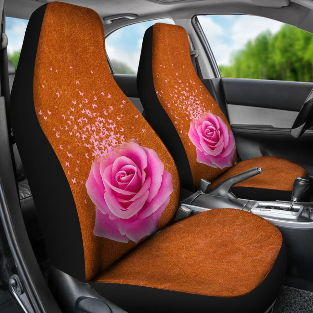 Butterfly Rose Car Seat Cover 210902