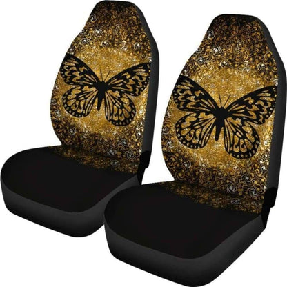 Butterfly Zen Gold Car Seat Covers 171204