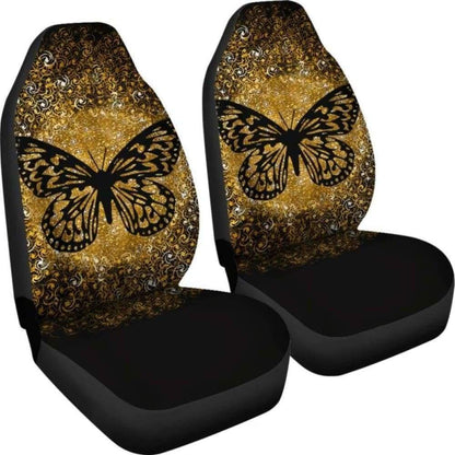 Butterfly Zen Gold Car Seat Covers 171204
