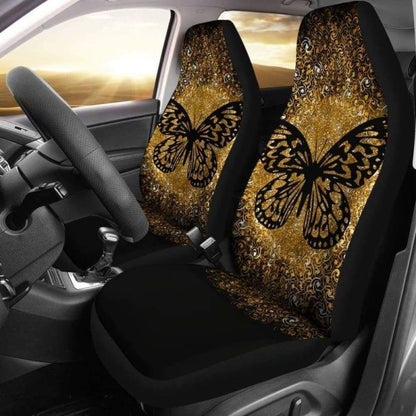 Butterfly Zen Gold Car Seat Covers 171204