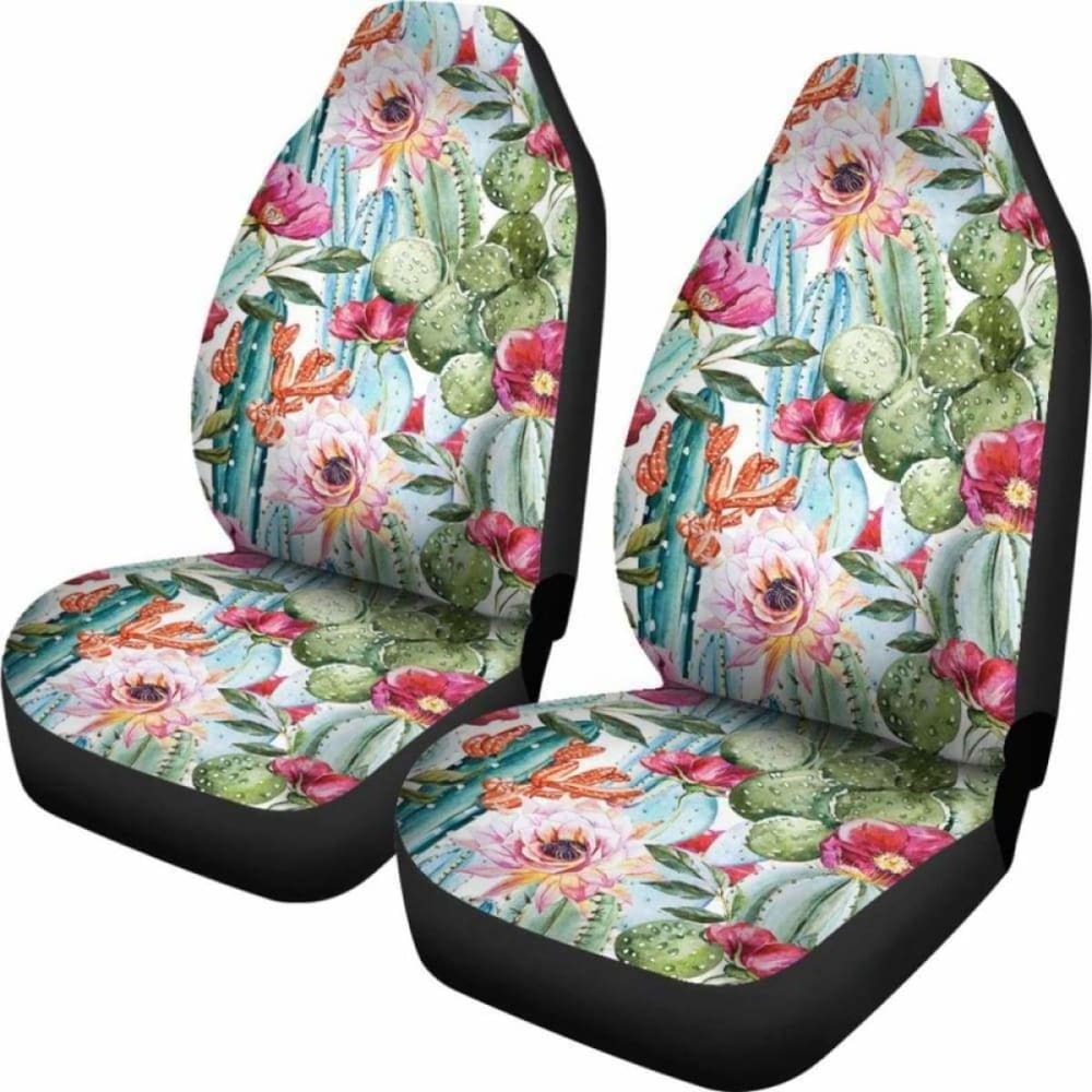 Cactus Flowers Car Seat Covers | Give Your Car A Makeover! 102802 - YourCarButBetter
