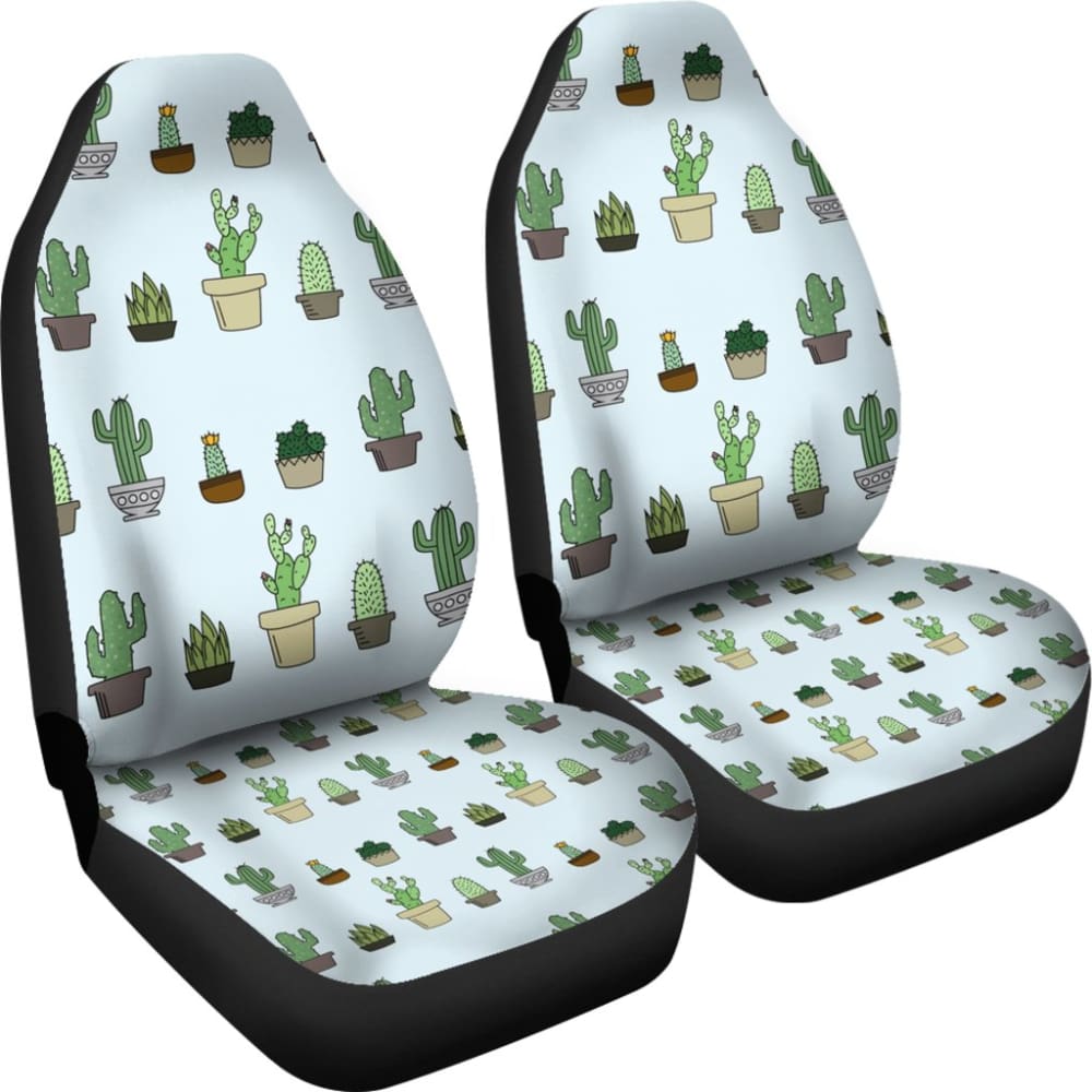 Cactus Succulent Plant Car Seat Covers 212601 - YourCarButBetter
