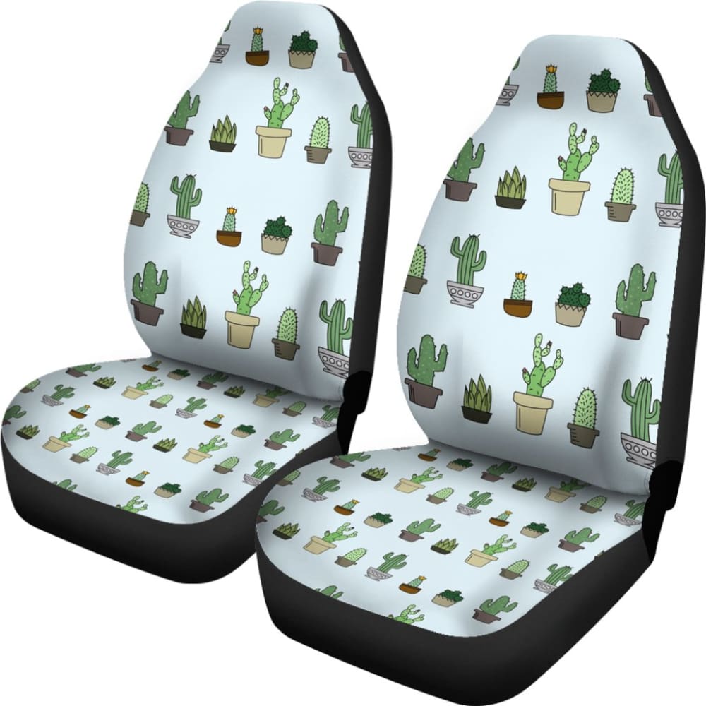 Cactus Succulent Plant Car Seat Covers 212601 - YourCarButBetter